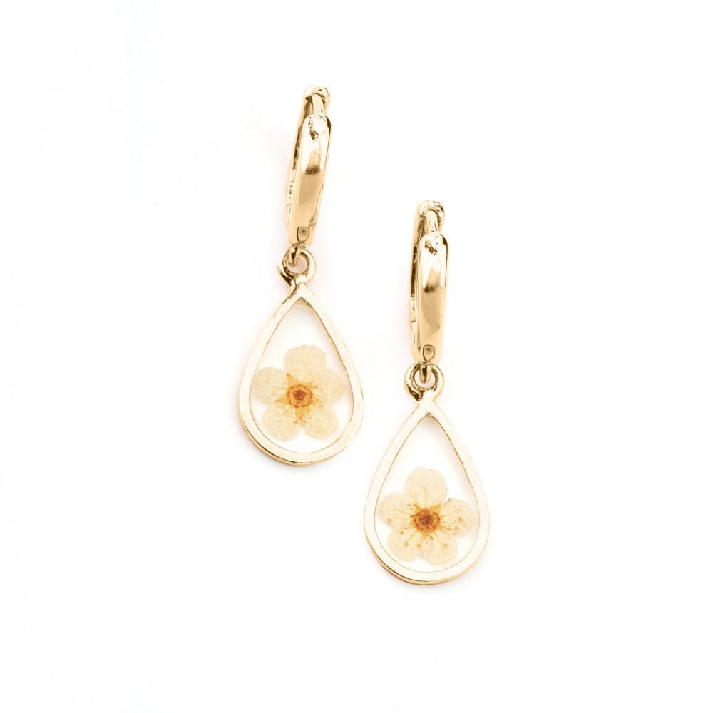 עגילי טוהר טיפה יסמין