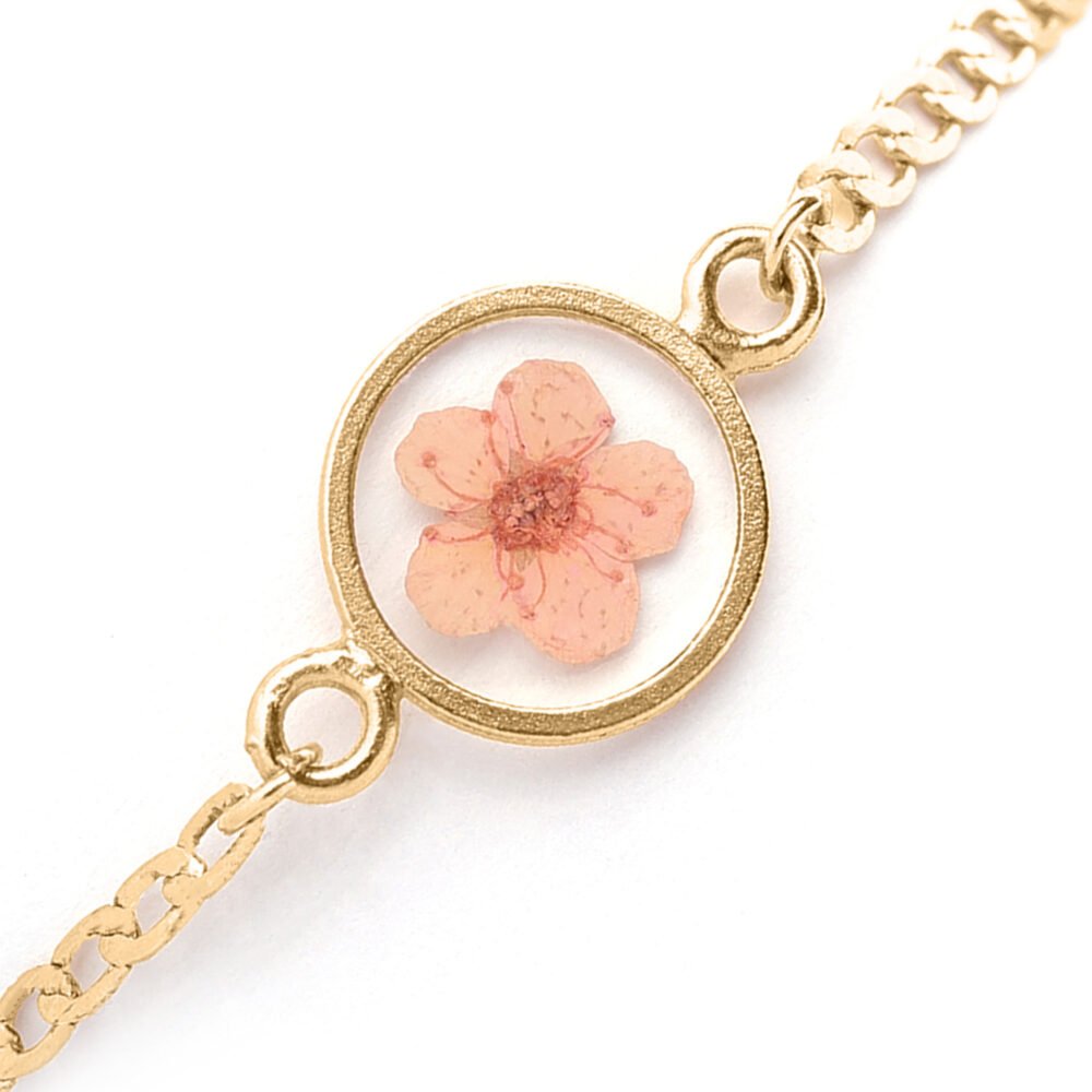 צמיד פריחה עיגול אפרסק