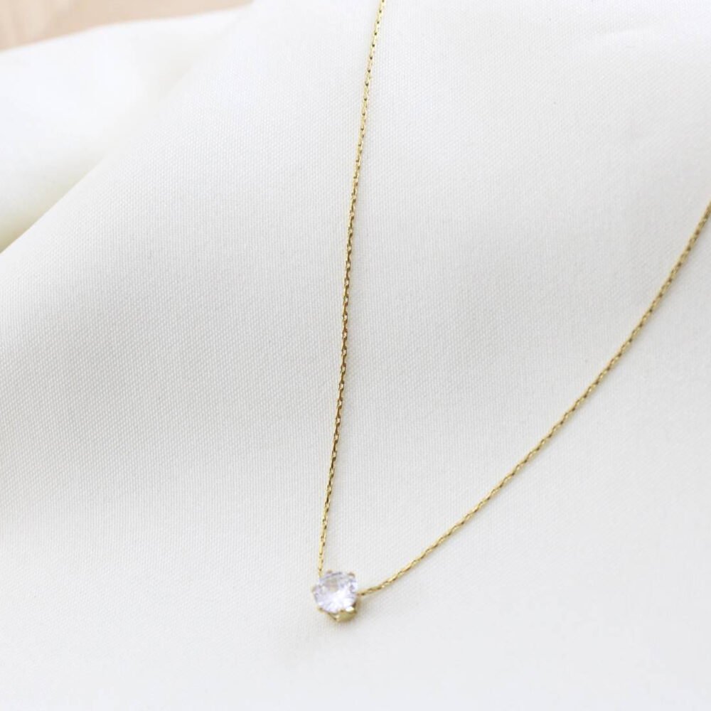 שרשרת זרקון עדינה